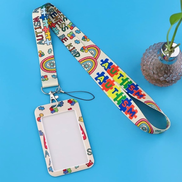 Autism Awareness Lanyard & ID Badge Holder NWOT - Picture 6 of 6